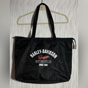 Harley-Davidson Black Tote Bag with Logo
